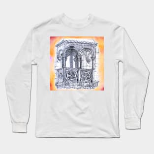 VARANDIM TORRE DE BELÉM. balcony at Belém Tower Long Sleeve T-Shirt